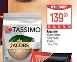 Globus Tassimo kávové kapsle nabídka