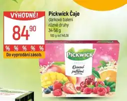 Globus Pickwick čaje nabídka
