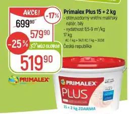 Globus Primalex Plus 15 + 2 kg nabídka
