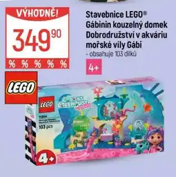 Globus Stavebnice LEGO Gábinin kouzelný domek Dobrodružství v akváriu mořské víly Gábi nabídka