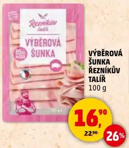 Penny Market Výberová šunka řezníkův talíř nabídka