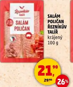 Penny Market Salám poličan řezníkův talíř nabídka