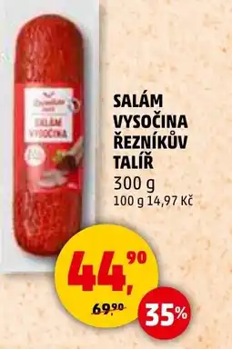 Penny Market Salám vysočina řezníkův talíř nabídka