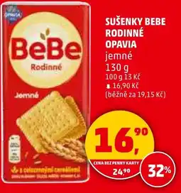 Penny Market Sušenky bebe rodinné opavia jemné nabídka