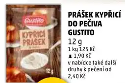 Penny Market Prášek kypřicí do pečiva gustito nabídka