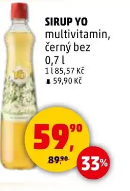 Penny Market Sirup yo multivitamin, černý bez nabídka