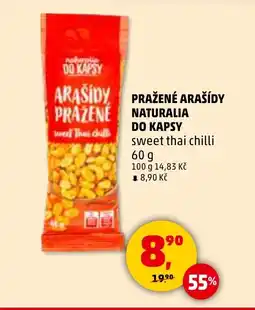 Penny Market Pražené arašídy Naturalia do kapsy nabídka