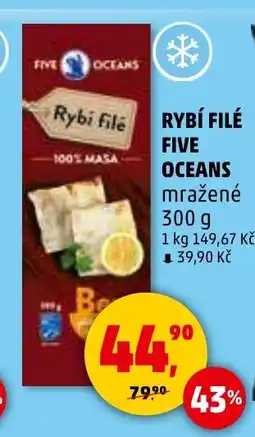 Penny Market Rybí filé Five oceans nabídka