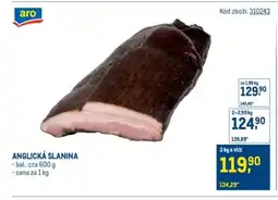 Makro Anglická slanina nabídka