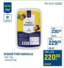 Makro Ovocné pyré maracuja nabídka