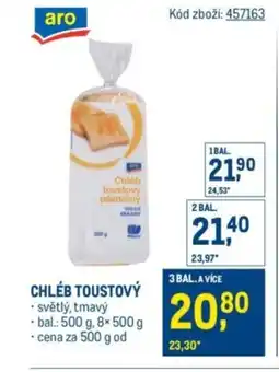 Makro Chléb toustový nabídka