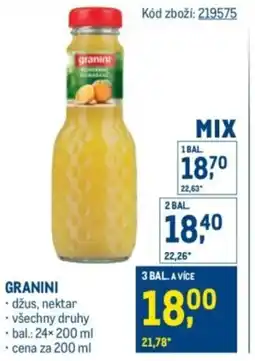 Makro Granini nabídka