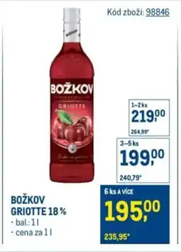 Makro Božkov griotte 18% nabídka
