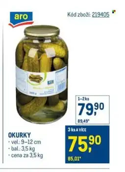 Makro Okurky nabídka