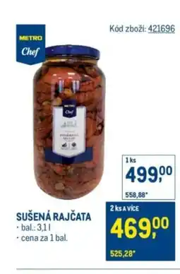 Makro Sušená rajčata nabídka