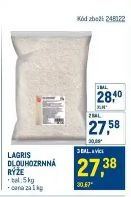 Makro Lagris dlouhozrnná rýže nabídka