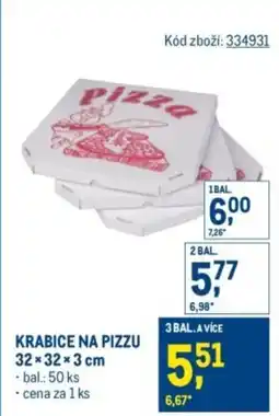 Makro Krabice na pizzu nabídka