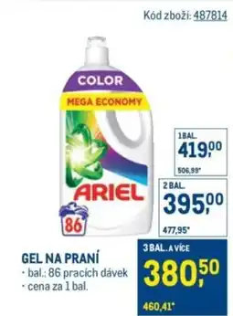 Makro ARIEL Gel na praní nabídka