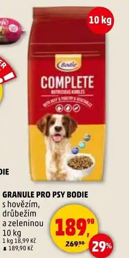 Penny Market Granule pro psy Bodie nabídka