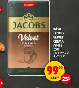Penny Market Káva Jacobs velvet crema nabídka