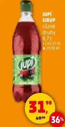 Penny Market Jupí sirup nabídka