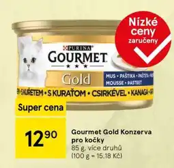 Tesco GOURMET GOLD Konzerva pro kočky nabídka