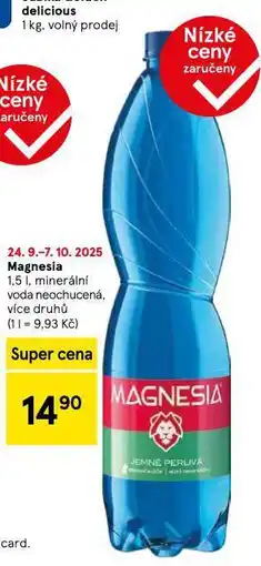 Tesco Magnesia nabídka