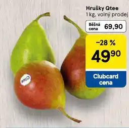 Tesco Hrušky qtee nabídka
