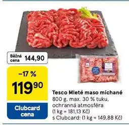 Tesco Mleté maso míchané nabídka