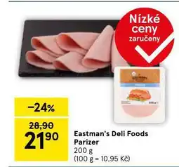 Tesco Eastman´s deli foods parizer nabídka