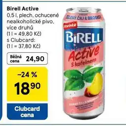 Tesco Birell active nabídka