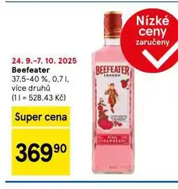 Tesco Beefeater nabídka