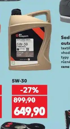 Kaufland Motorový olej 5w-30 nabídka