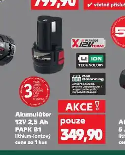 Kaufland Akumulátor 2,5 ah nabídka