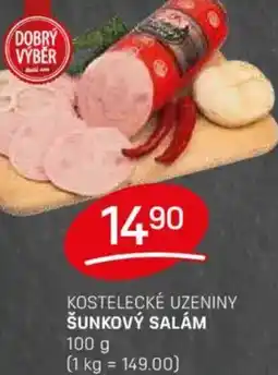 Flop Kostelecké uzeniny šunkový salám nabídka