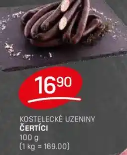 Flop Kostelecké uzeniny čertíci nabídka