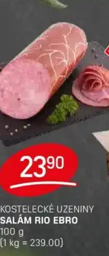 Flop Kostelecké uzeniny salám rio ebro nabídka