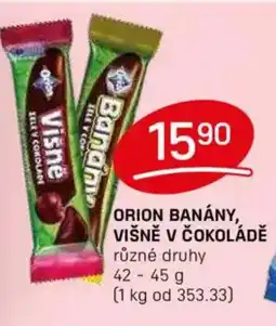 Flop Orion banány, višně v čokoládě nabídka