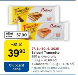 Tesco Balconi Trancetto nabídka