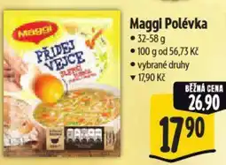 Albert Maggi Polévka nabídka