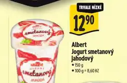 Albert Albert Jogurt smetanový jahodový nabídka