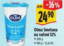 Albert Olma Smetana na vaření 12% nabídka