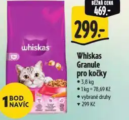Albert Whiskas Granule pro kočky nabídka