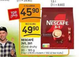 Flop NESCAFÉ 3V1, 2V1 různé druhy 80-165 g nabídka