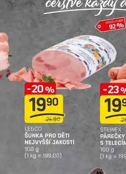 Flop ŠUNKA PRO DĚTI NEJVYŠŠÍ JAKOSTI 100 g nabídka