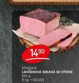 Flop LAHŮDKOVÁ SEKANÁ SE SÝREM 100 g nabídka