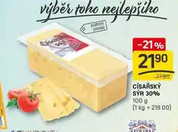 Flop CÍSAŘSKÝ SÝR 30% 100 g nabídka