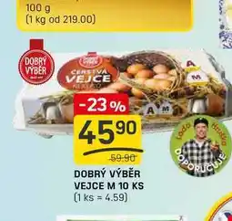 Flop DOBRÝ VÝBĚR VEJCE M 10 KS nabídka