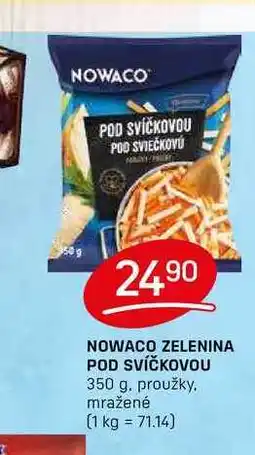 Flop NOWACO ZELENINA POD SVÍČKOVOU 350 g. proužky. mražené nabídka