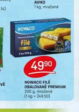 Flop NOWACO FILÉ OBALOVANÉ PREMIUM 200 g, mražené nabídka